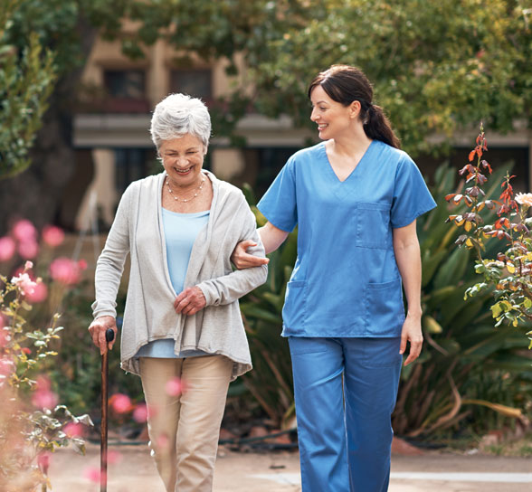 active-lifestyle Women and nurse at Creekside